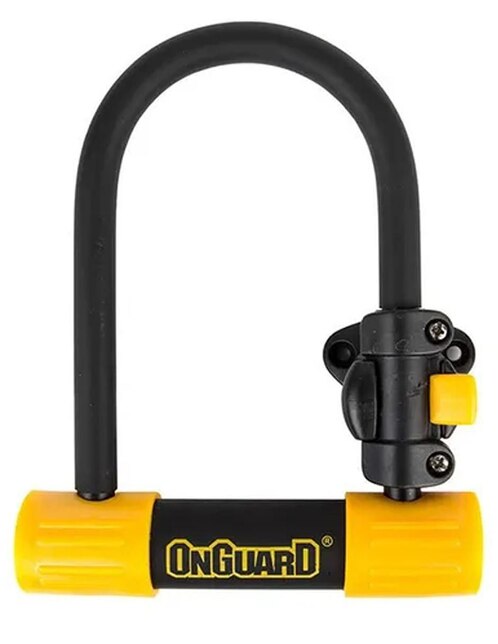 Candado En U De Llave Para Bicicleta O Moto Onguard 8011 Bulldog Negro