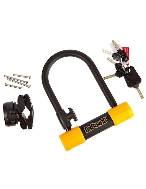 Candado En U Para Bicicleta O Moto Onguard Bulldog 8010LM