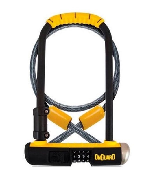 Candado en U de combinación para motocicleta o bici Onguard 8012C