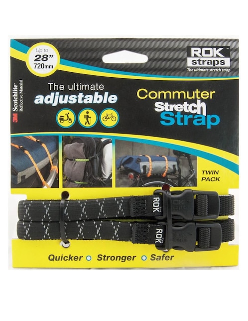 Set cintas de sujeción para moto de 30 a 72 cm Rok Straps