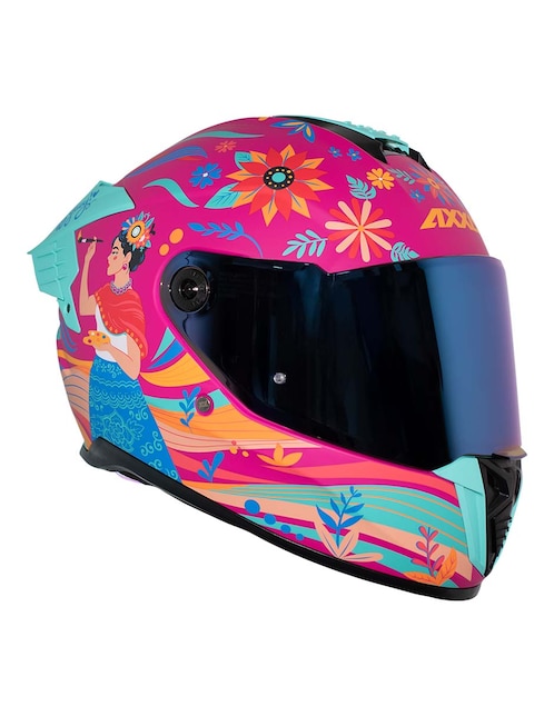 Casco cerrado para motorsport Axxis para mujer