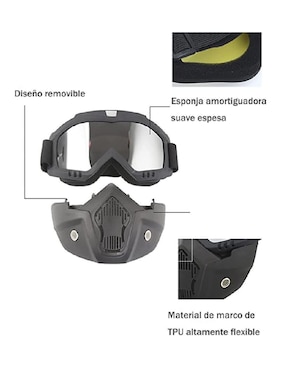 Goggles espejo y polarizadas Genérica para ciclismo unisex