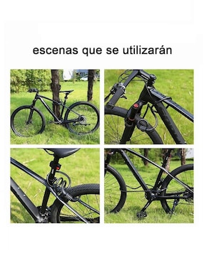 Candado para bicicleta de combinación