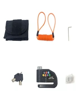 Candado con alarma de llave