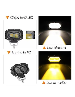 Luces auxiliares para moto
