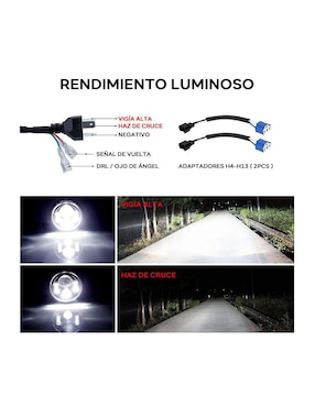 Luces auxiliares para moto