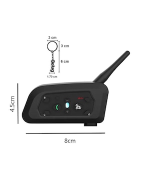 Receptor bluetooth intercomunicador