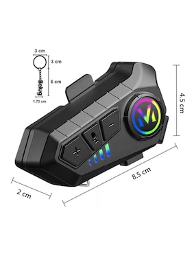 Receptor bluetooth intercomunicador