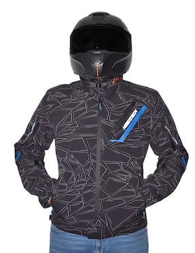 Chamarra impermeable para motorsport Hebotech Outerwear para hombre