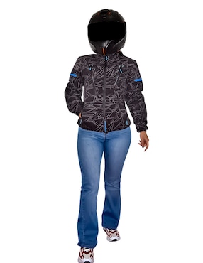 Chamarra impermeable para motorsport Hebotech Outdoor Everyday Rain para mujer