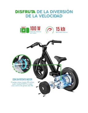Bicicleta eléctrica Level Kids rodada 10