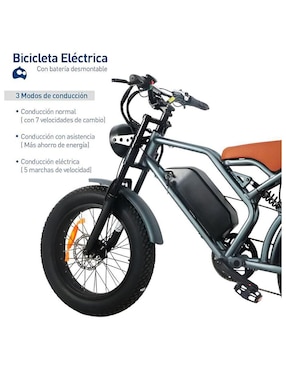 Bicicleta eléctrica Bluelander cbhh-0594 urbana rodada 20
