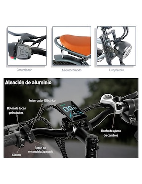 Bicicleta eléctrica Bluelander cbhh-0594 urbana rodada 20