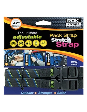 Set cintas de sujeción para moto de 30 a 106 cm Rok Straps