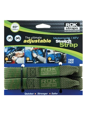 Set cintas de sujeción para moto de 45 a 150 cm Rok Straps