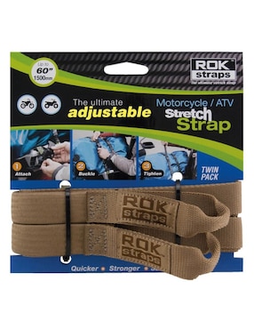 Set cintas de sujeción para moto de 45 a 150 cm Rok Straps