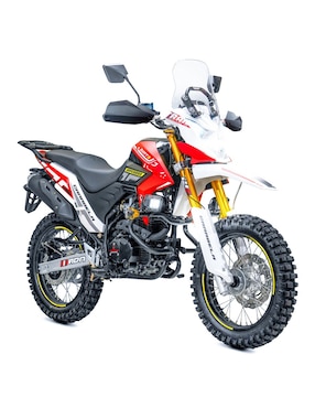 Motocicleta doble propósito Carbela Dirt3 250cc rojo 2026