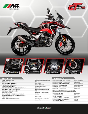 Motocicleta urbana Mb Gran Turismo 300 2026
