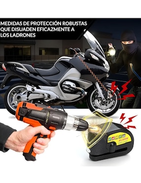 Candado con alarma de llave Xtellar