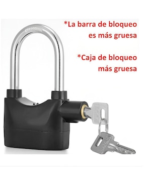 Candado con alarma de llave Xtellar