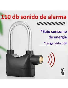 Candado con alarma de llave Xtellar