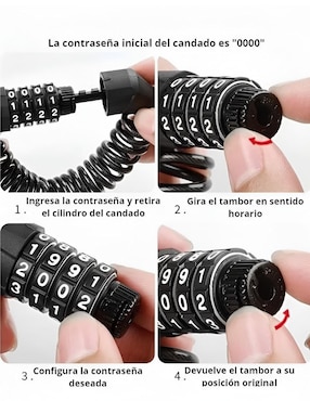 Candado de cable de combinación Xtellar
