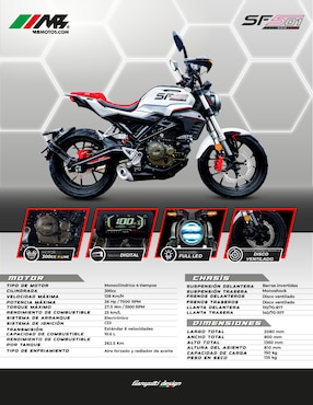 Motocicleta urbana mb SF501 300 2026