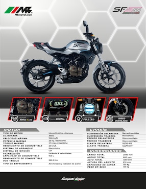 Motocicleta urbana mb SF501 300 2026