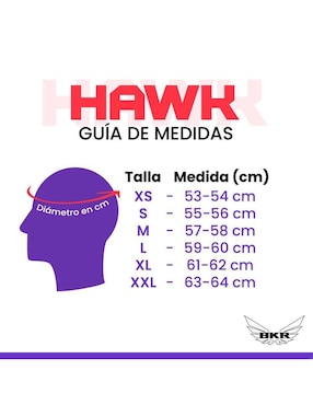 Casco cerrado para motocicleta urbana Bkr unisex