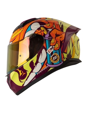 Casco cerrado para motocicleta urbana Bkr unisex