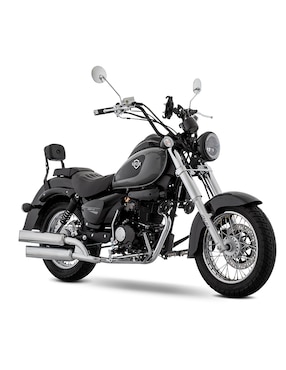 Motocicleta chopper Italika TC250 gris 2026