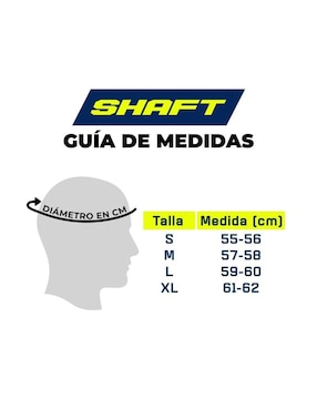 Casco cerrado para motocicleta urbana Shaft unisex
