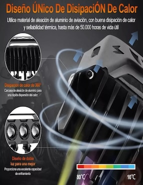 Luces auxiliares para moto Belug