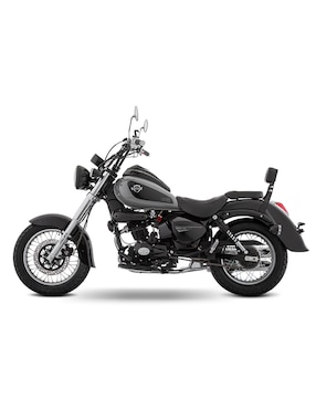 Motocicleta chopper Italika TC250 gris 2026