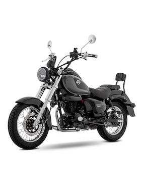 Motocicleta chopper Italika TC250 gris 2026