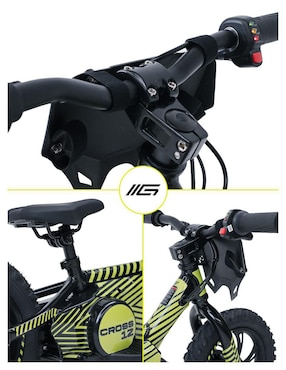 Bicicleta eléctrica Gravel Elec Cross Montañismo rodada 12
