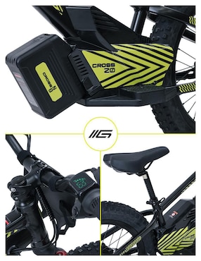 Bicicleta eléctrica Gravel Elec Cross Montañismo rodada 20
