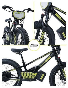 Bicicleta eléctrica Gravel Elec Cross Montañismo rodada 20