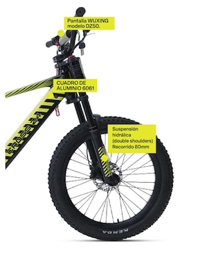 Bicicleta eléctrica Gravel Elec Cross Montañismo rodada 24