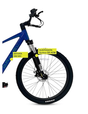 Bicicleta eléctrica Gravel E-Path Montañismo rodada 27.5