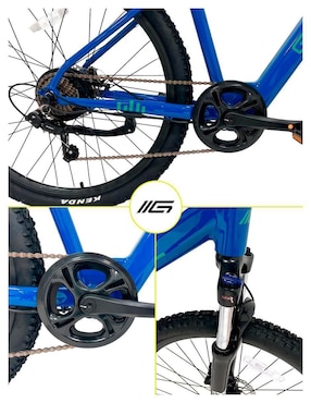 Bicicleta eléctrica Gravel E-Path Montañismo rodada 27.5