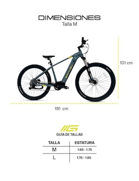 Bicicleta eléctrica Level Kids E-Drift 29 montañismo rodada 29