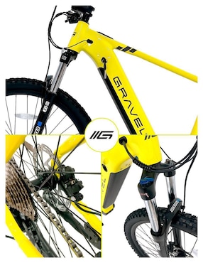 Bicicleta eléctrica Gravel E-Drift 29 montañismo rodada 29