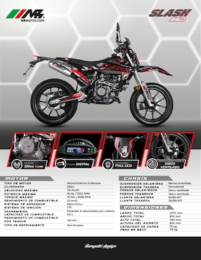 Motocicleta doble propósito Mb SLASH 250 GT LINE 2026