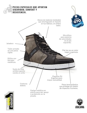 Bota de motorsport Atacama unisex