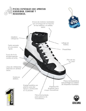 Bota de motorsport Atacama unisex