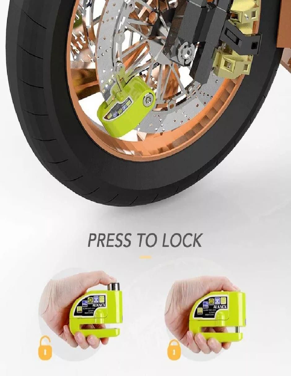 Candado con alarma de llave 3