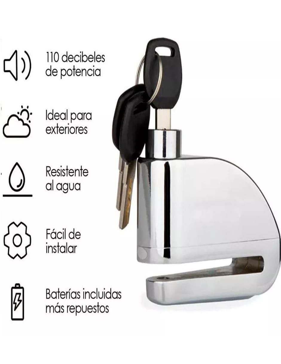 Candado con alarma de llave 2