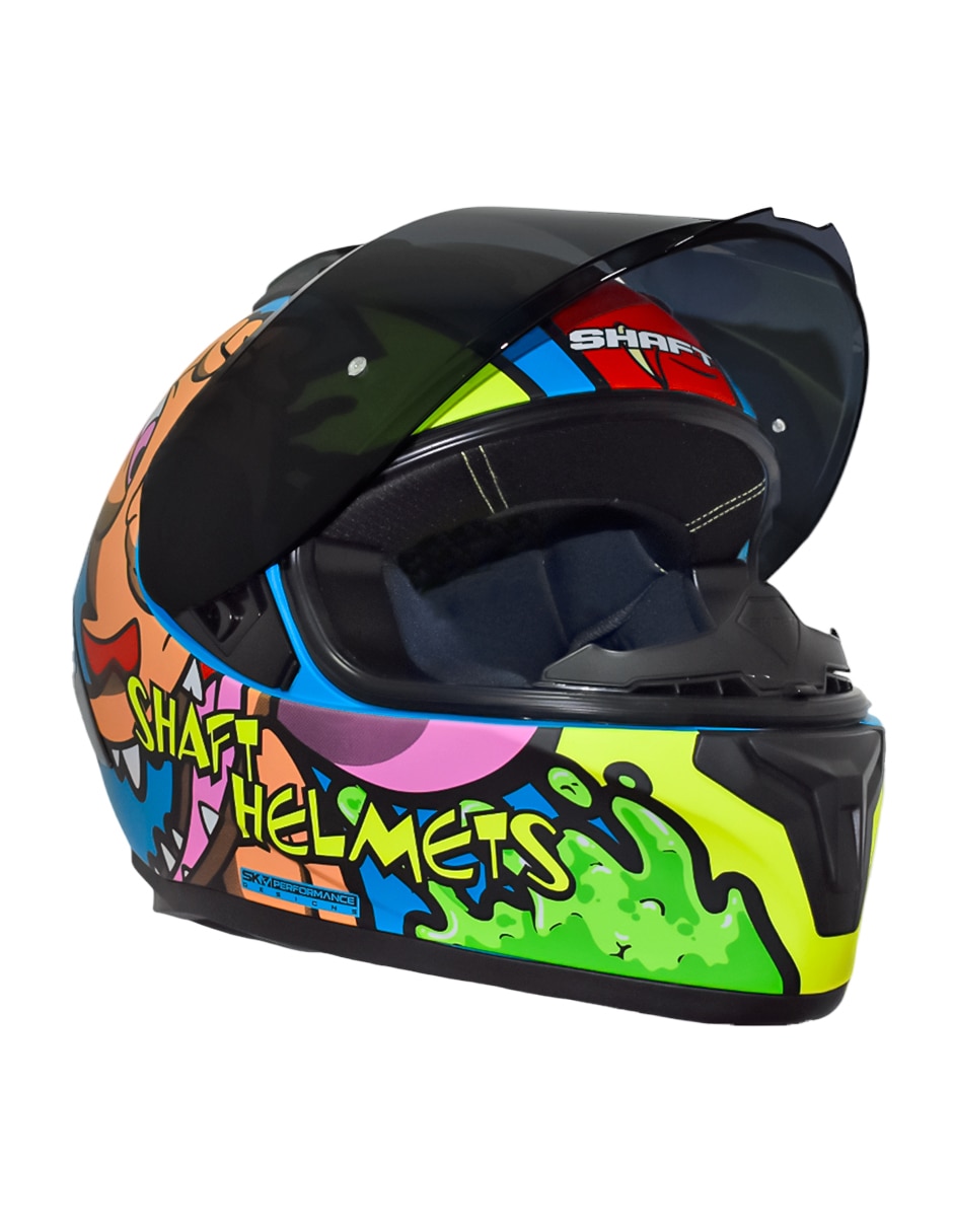 Casco Integral Cascos Shaft Para NiÃ±os Shaft Casco Integral Moto