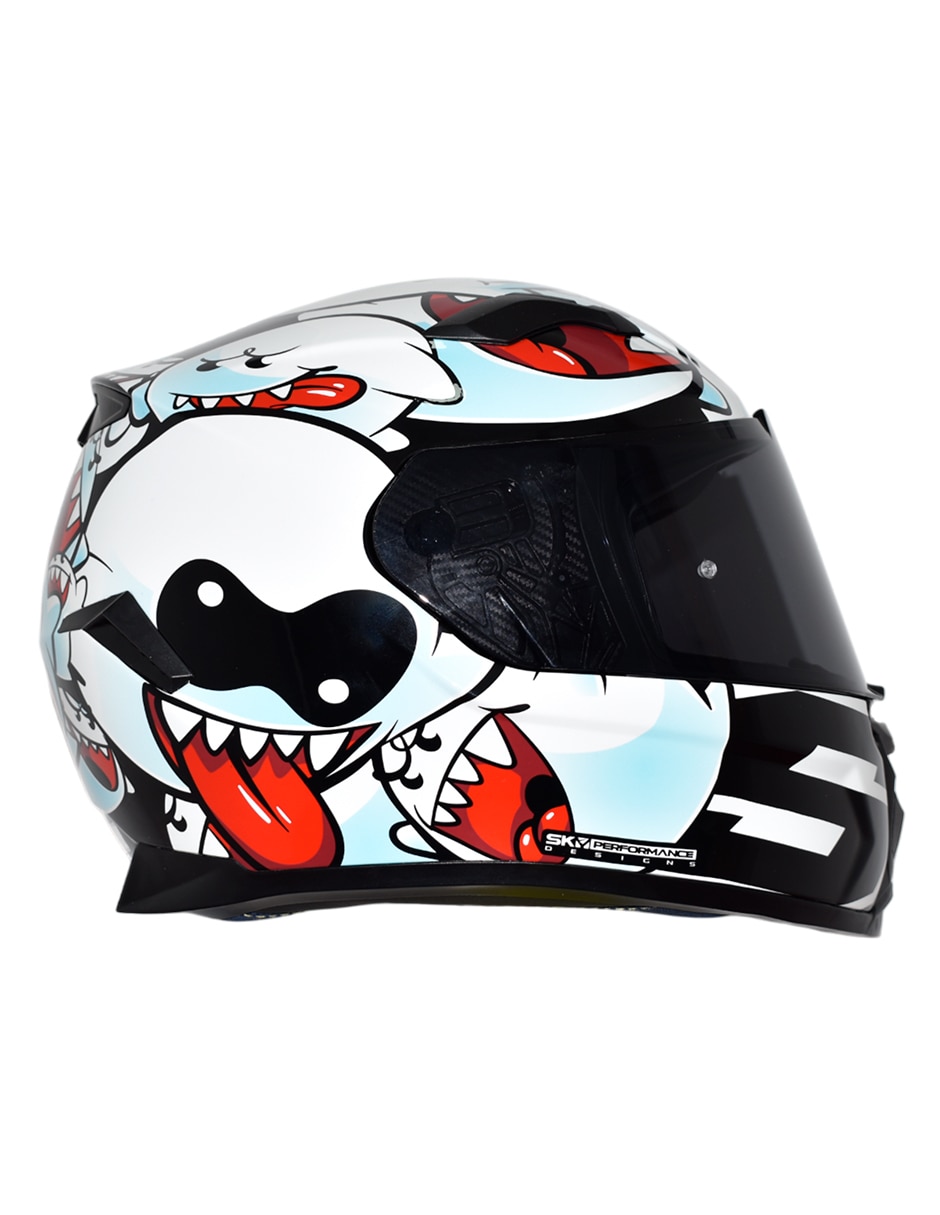 Casco cerrado para motorsport unisex